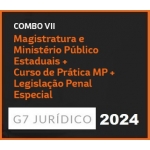 COMBO VII - MAGISTRATURA E MINISTÉRIO PÚBLICO ESTADUAIS + CURSO DE PRÁTICA MPF + LPE 2024 (G7 2024)